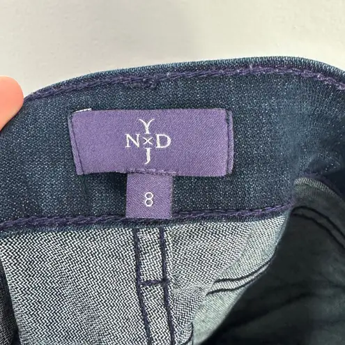 NYDJ Jeans 8 Dark Wash Skinny Lift Tuck Slimming Stretch High Rise Classic
