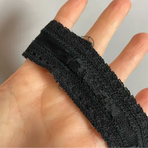 Vintage Full Slip Black Lace Sissie Women Lingerie Retro Pin