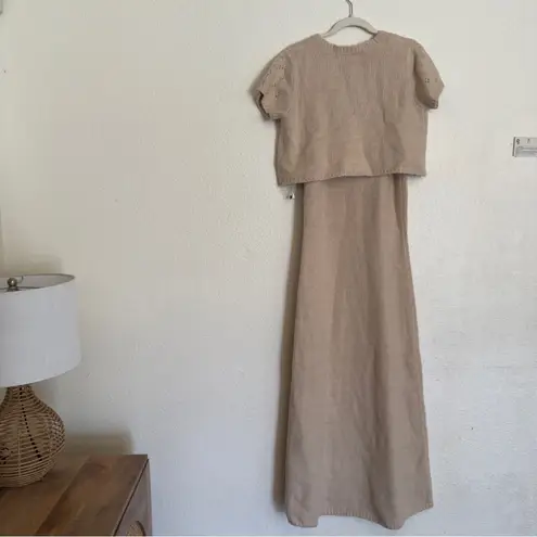 Free People NWOT  Audrey Sweater dress Set