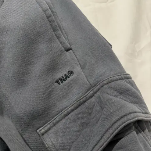 Aritzia TNA grey cargo joggers/sweats