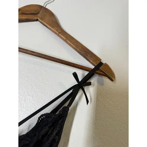 Unbranded Y2k Sheer Babydoll Black Tank Top Sz M Witchy Romantic Fairy Grunge Size M