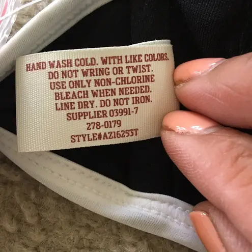 Arizona Jeans Arizona Black & White Retro Push Up Halter Bikini