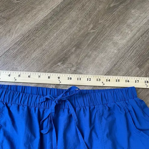 Swimsuits For All Swim Shorts Blue Pockets Drawstring Brief Lined ~ Size 18/20