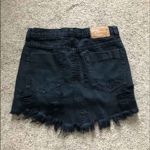 One Teaspoon Denim Skirt