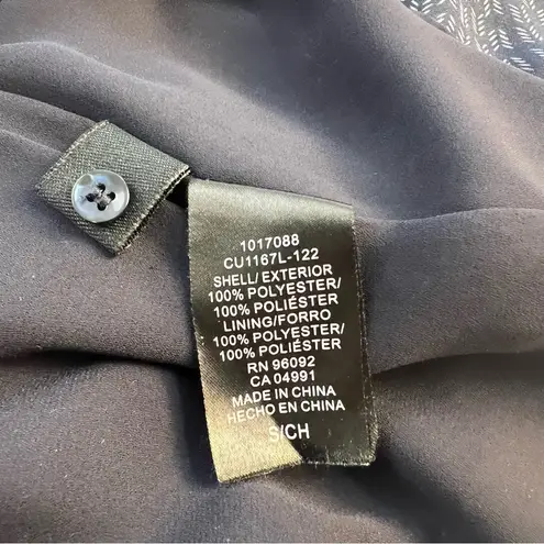 Hilary Radley Navy Patterned Dress, Size: Small