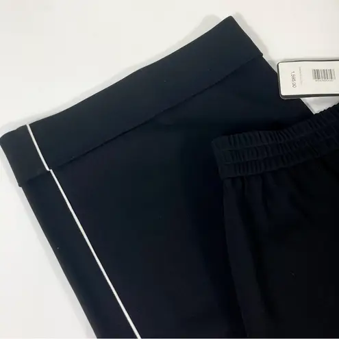 Dolce & Gabbana Kim Kardashian Straight Wool Pants Black Size EU40 Piping Runway