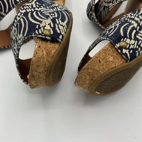 Lucky Brand  Moran cork wedge sandal