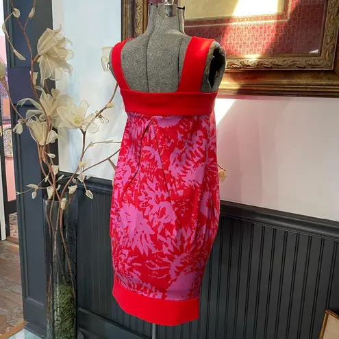 Diane Von Furstenberg Payne Printed Silk Blend Bubble Mini Dress Sz 0 🧡🎀