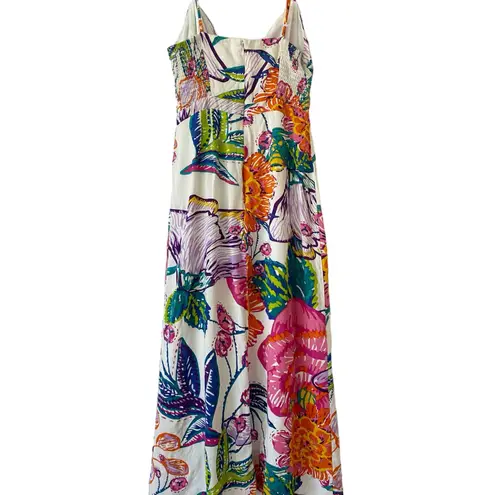 Walter Baker Cozumel Natasha Floral Midi Dress 2 EUC