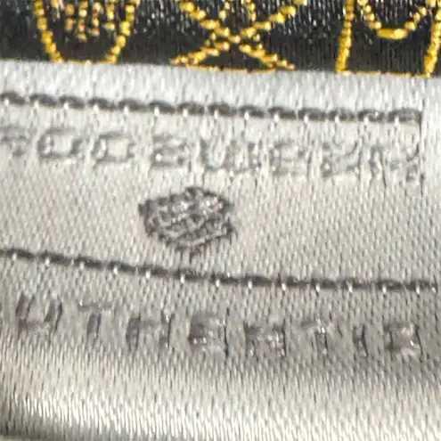 Rocawear VTG M Black Bodycon Dress Gold Zippers Chains Y2K Streetwear Glam