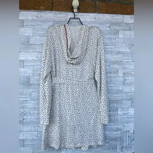 Cosabella  Pima polkadot hooded robe size medium