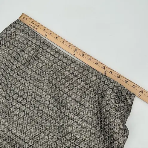 Charter Club Pencil Skirt 14 Women Shiny Gold Knee Length Metallic Lined