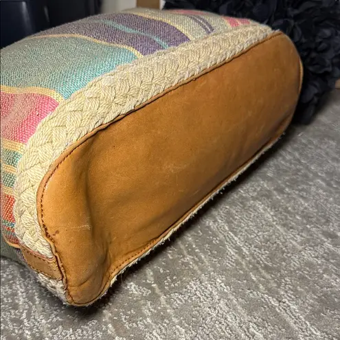 Tory Burch  Striped Canvas Tote