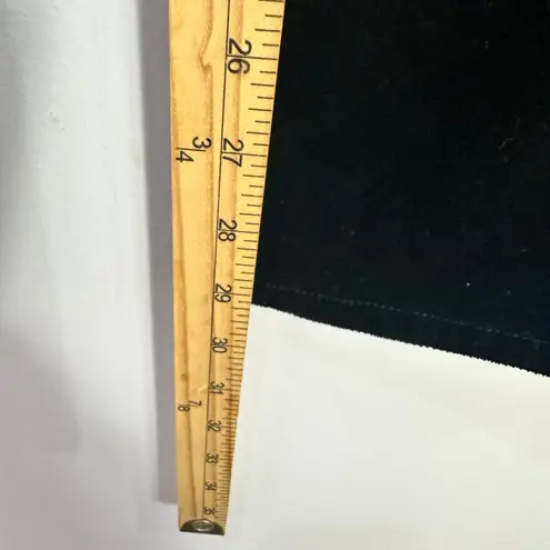 Coldwater Creek P16 Black Velvet Bootcut Pants Minimalist Quiet Luxury NWT