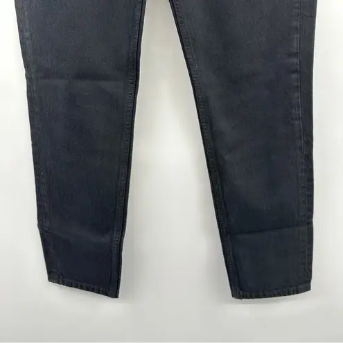 ANINE BING Sonya High Rise Ankle Slim Jeans in Over Dye Black Sz 24 NEW