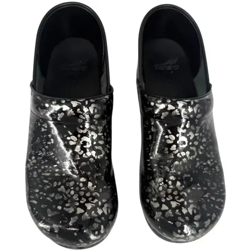 Dansko  Women's Professional Pewter Leopard Clogs Shoes Size 12 (EU42) Work