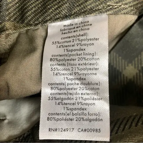 We Wore What Icon Neutral Twill Denim Stretch Jeans Tan Grey Black Preppy Plaid 28