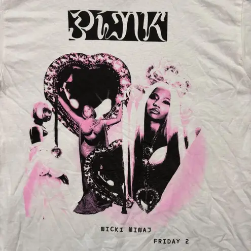 Nicki Minaj Pink Friday 2 Album Collage Hip Hop T-Shirt M Nicki M