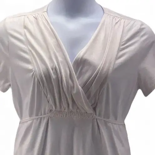 Basic Editions White Baby Doll Top Large