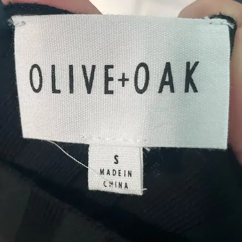 Olive & Oak Black Ribbed Bodycon Dress