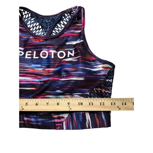 Peloton New Womens Sz Medium Melody High Neck Sports Bra FA121 Colorful #MN12-1