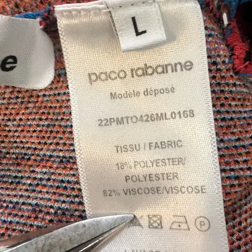 Paco Rabanne Crochet Asymmetrical Handkerchief