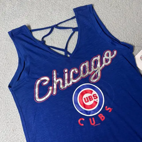 New Chicago Cubs Tank Dress Womens L Blue G