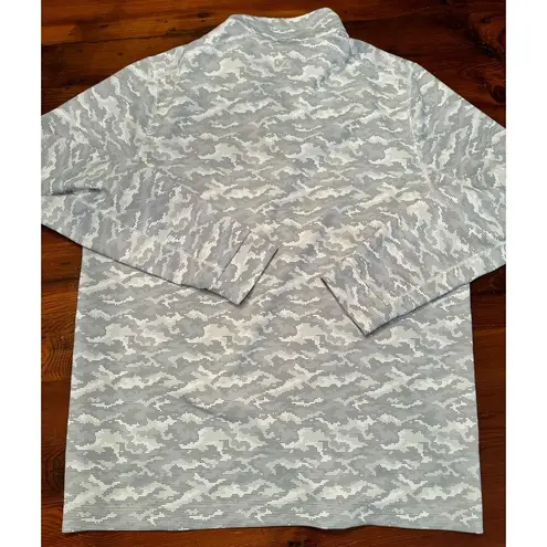 Cutter and Buck Traverse Stretch Eco Camo Quarter Zip Ponte Vedra size L