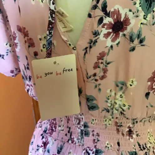 Bebop  NWT Boho floral mini dress