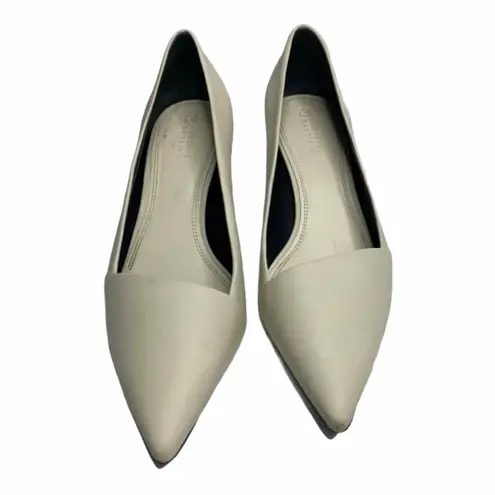 MERCEDES CASTILLO 'kioko Mid' Leather Pumps Ivory Size 8.5