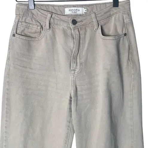 HIDDEN Women’s Size 25 Nori Khaki Crop Leg Jeans Tan