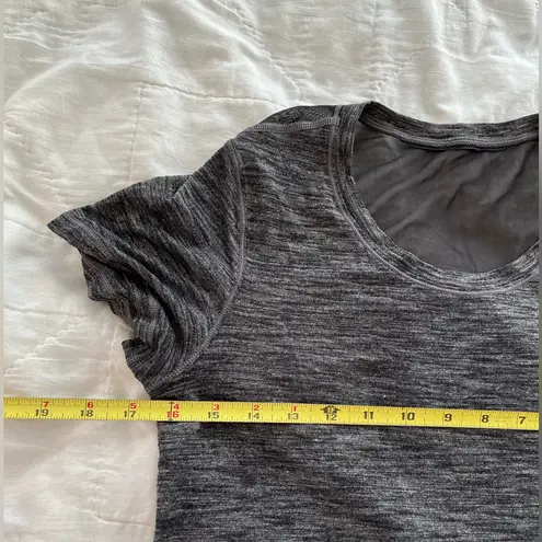 Lululemon  gray & shear black T shirt
