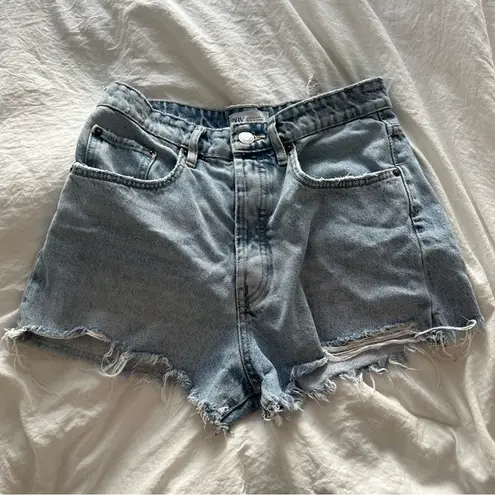 ZARA  Distressed Jean Shorts