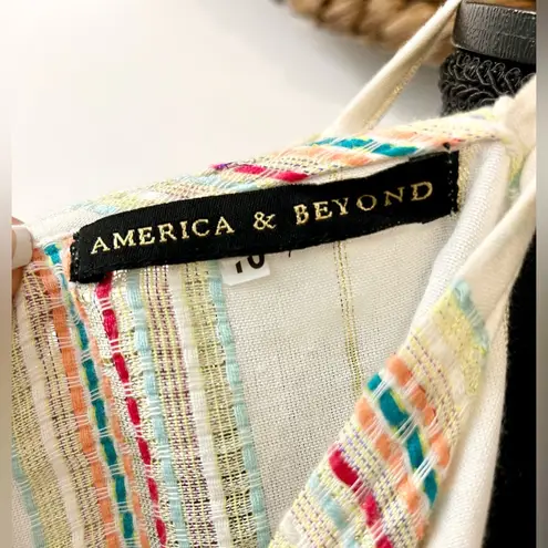 America & Beyond Aurora Rose Maxi Dress Size Small.