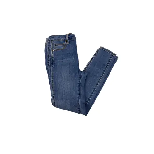 CRESCENT DRIVE Blue Denim Five Pocket Faded Wash Skinny Jeans Size 30 outdoors