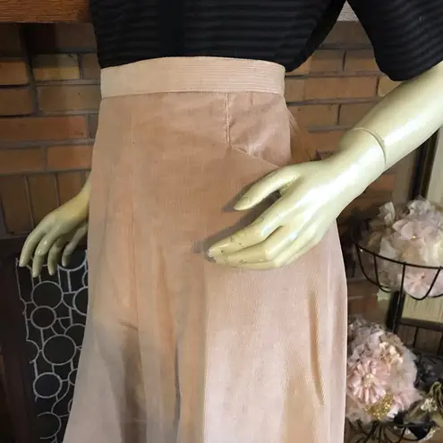 VINTAGE 1970'S PANT HER TAN CORDUROY GAUCHO PANTS (M) Size M