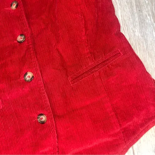 Dockers Vintage Corduroy Rust or Burnt Orange Vest L Size L