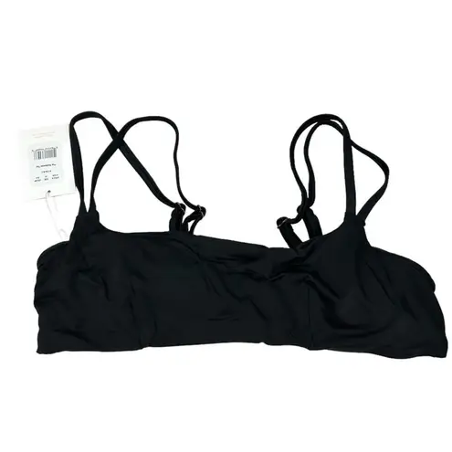 ANDIE  Swim The Rockaway Top in Black Bikini Top NWT