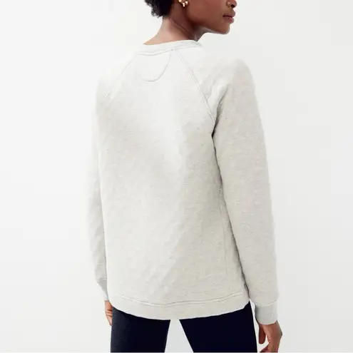 Haven Well Within Quilted Gray Crewneck Sweatshirt Size M Size M