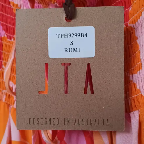 Anthropologie Abel the Label Rumi Strapless Smocked Floral Dress/Skirt SMALL NEW