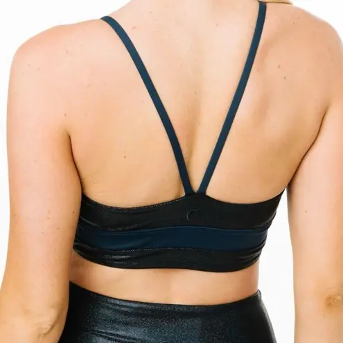 Zyia NWT Women’s Blue Twilight Luxe Sports Bra Size Medium