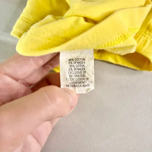 Y2K Yellow Halter Neck Tank Top XS