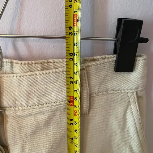 Wilfred Free Aritzia Beige High Waisted Barrel Leg Cargo Pants Women's size 0