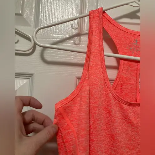 icyzone Lot if 2 Racerback Orange & Gray Athletic Tank Tops