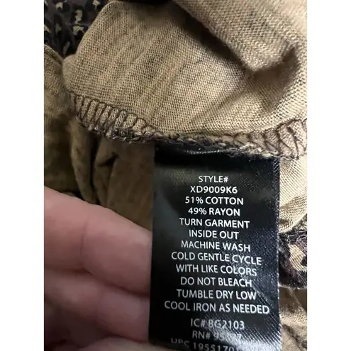 Social Standard By Sanctuary Cheetah Dress Size Small Brown Short Sleeve 0151