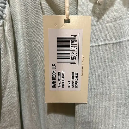 Ramy Brook Chambray Raquel Romper Size L