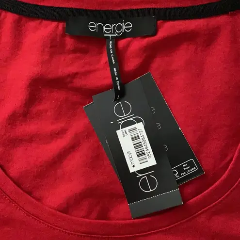 Energie Long Sleeve Red Top Size Large