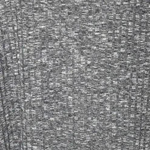 Dana Buchman Sweater Women Large Gray White Marled Cardigan Lagenlook Neutral