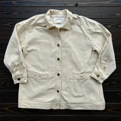 Vintage Escada by Margaretha Ley Yellow Oversized Barn Utility Jacket Size 34