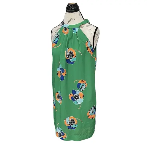 Isani For Target Dress Sz Small Halter Boho Vacation Travel Hawaiian Beach Y2k Green